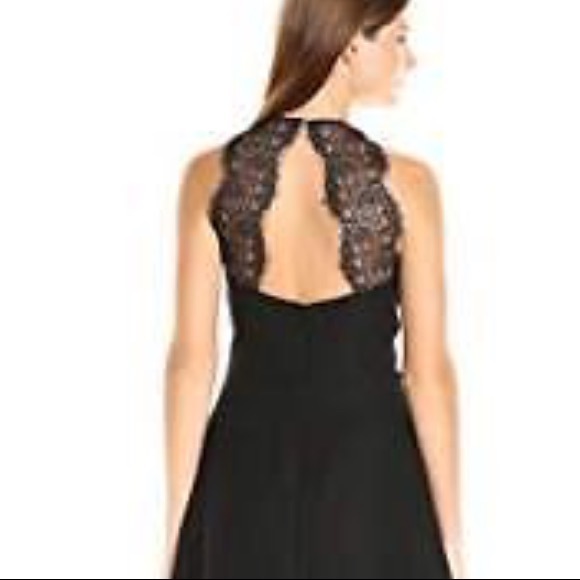 CECE, Womens Fit & Flare Lace-Back Cocktail Dress - Picture 4 of 6